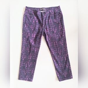 Levis Jeans Abstract Print Skinny Jeans Purple Womens Size 16